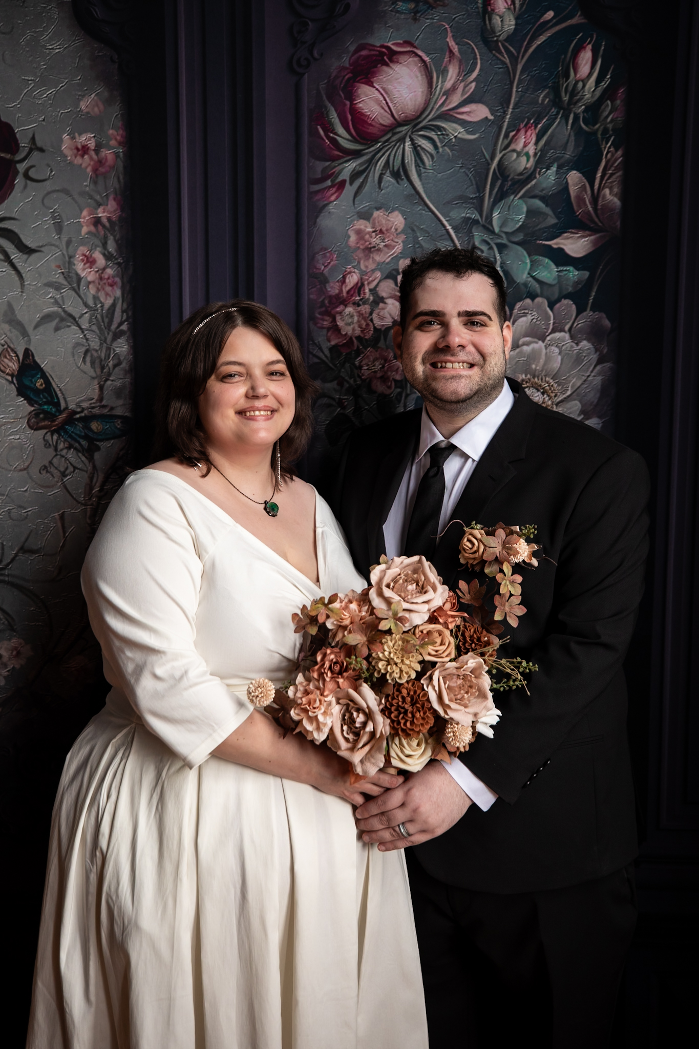 Kayla and Alex's wedding portrait